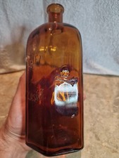 Antike Giftflasche mit Totenkopf,alte Apothekerflasche für Gift, 1000 ml,selten