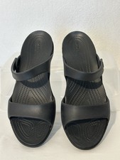 Crocs Womens Cleo Black Slide