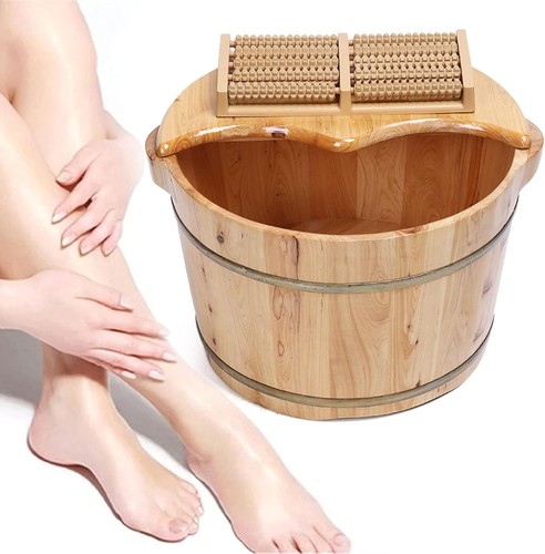 Fußbadewanne holz fußeimer - fußbadewanne, holz-fußeimer