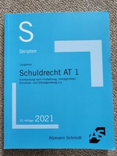 Schuldrecht AT 1 - Skripten