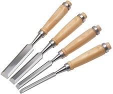 Stechbeitel 4-tlg Holzmeißel