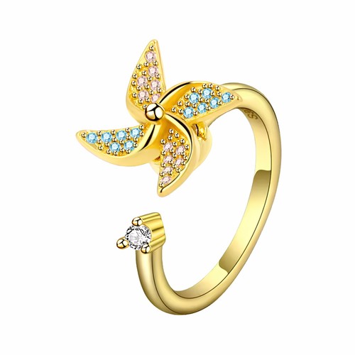 Pinwheel spinner ring - pinwheel,