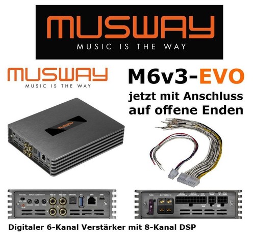 Musway m6v3 evo dsp kanal - evo,