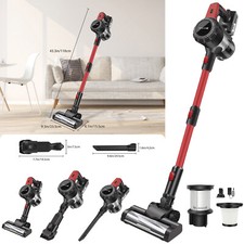6 IN 1 Akku Staubsauger Hoover Upright Kabelloser Handstaubsauger 6000W 30000Pa