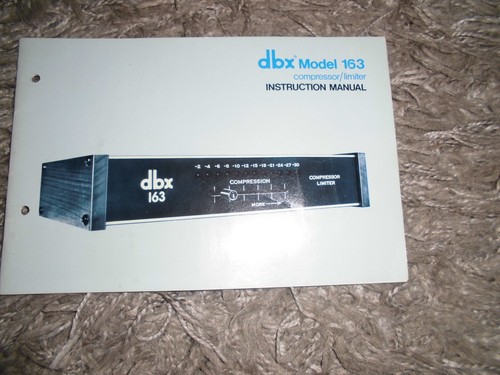 Dbx model 163 - dbx,