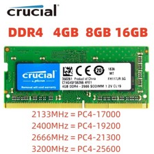 Crucial DDR4 8GB 16GB 32GB