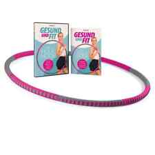 Hula-Hoop Reifen Hulahopp Hulahup  Massage Bauch Rückenmuskulatur Fitness DVD