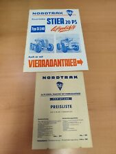 Nordtrak Stier ST 240 Prospekt + Preisliste Traktor schlepper brochure 38