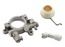 Ölpumpe mit Winkelstück für