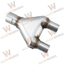 Edelstahl  Auspuff Y Rohr