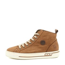 Rieker Damen Z3820-22 Sneaker Braun Synthetikleder High-Top Warmfutter by EU 41