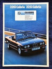 BMW 3er, E30 E 30, Cabrio Cabriolet Prospekt, 1.1990   320i 325i   AH Gubin