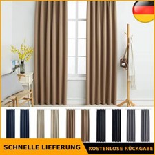 2x Vorhang Verdunkelung mit