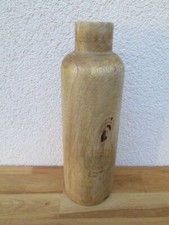 Deko Vase, Mangoholz, GERADE, gr., ca. 30cmH Deko Wohnen Unikat  Blumenvase