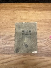 Puch Typ 250 S4 Betriebsanleitung original