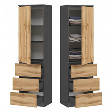 BDW, Kleiderschrank mit 3