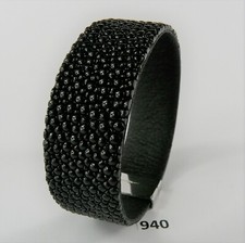 940) Rochenleder Armband 2 cm