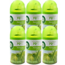 6x Air Wick Lufterfrischer Nachfüller Freshmatic Max Morgentau 250ml