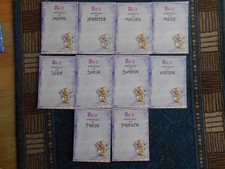 Pimboli Block A6 Namensblöcke Namen 35 Blatt + Sticker - komplett- 1 aussuchen