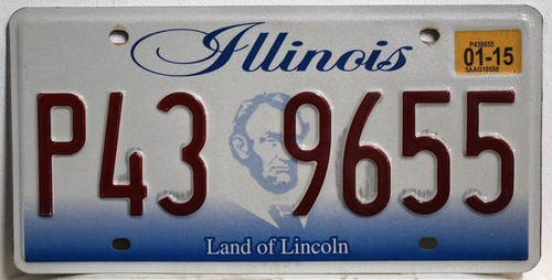 Illinois nummernschild usa - nummernschild,