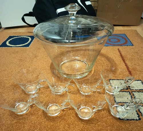 Bowle set aus glas große - bowle-set,