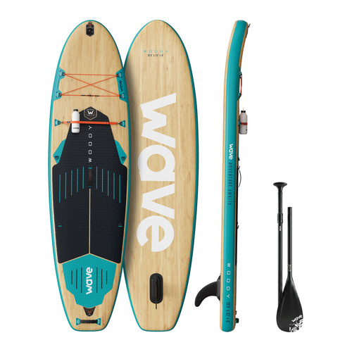 Wave sup stand - stand, paddle