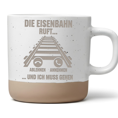 Eisenbahn tasse die bahn ruft - eisenbahn,