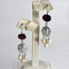 Ohrringe Silber 925 Granat