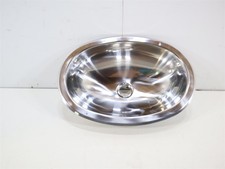 Reimo Waschbecken oval Edelstahl 432x305x130 Camping Caravan Van