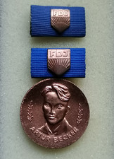 Ddr artur becker medaille - ddr,