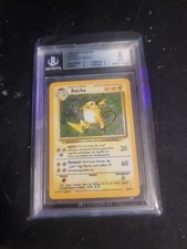Pokémon raichu base set - base,