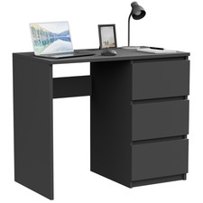 Computertisch schwarz 90 cm