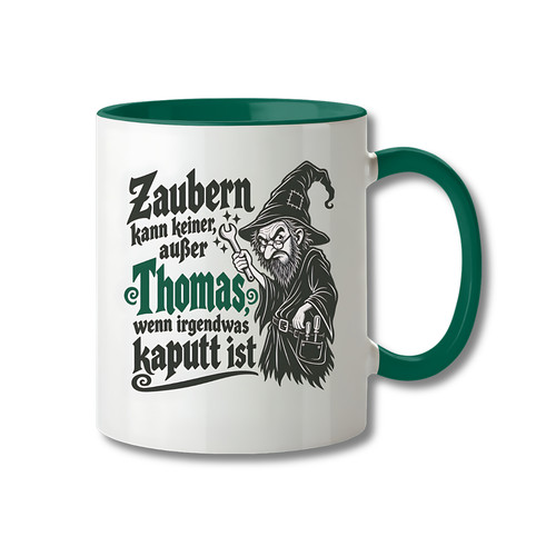 Tasse personalisiert zauberer - tasse,