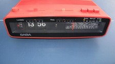 SABA Klappzahlen Radio Wecker automatik H                -defekt-