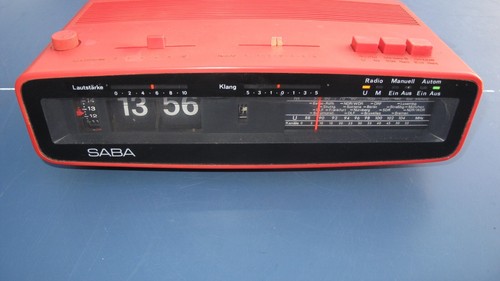 Saba klappzahlen radio wecker - saba,