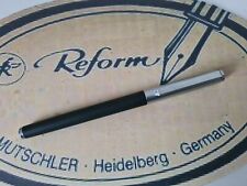 Reform Füller Patronenfüller Edelstahl-mattschwarz Mutschler Heidelberg 70er
