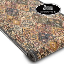 Modernen Antirutsch Läufer MODERN CLASSIC beige/ grau Breite 67-150 cm dauerhaft