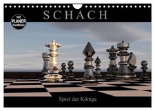 SCHACH - Spiel der Könige (Wandkalender 2026 DIN A4 quer), CALVENDO Monatskalend