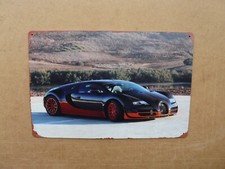 BUGATTI VEYRON 16.4 / Blechschild, Reklameschild