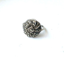 Alter Art Deco Ring 835 Silber