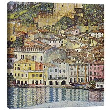 Leinwandbild Dorf an der