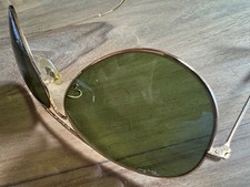Ray-Ban Aviator Pilotenbrille Bausch & Lomb 62014, Vergoldet, Glass mit Etui 