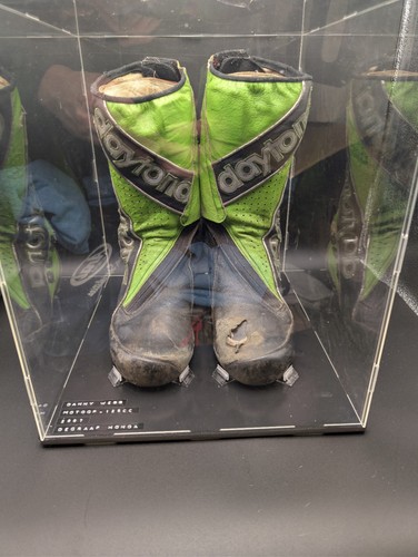 Race worn boots danny webb - boots,