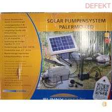 Esotec Palermo LED 101775 Solar-Pumpenset Teichpumpe 330 l/h DEFEKTWARE
