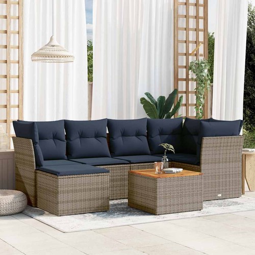 Teiliges gartensofa set - 7-teiliges, gartensofa-set