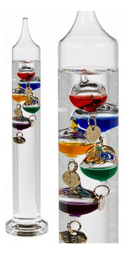 Glass galileo thermometer - glass,