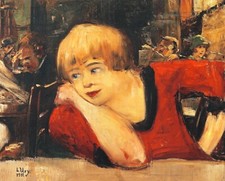 Lesser ury im café - -,