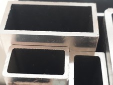 Aluminium Vierkantrohr / Rechteckrohr Alu Quadrat-Rohr Hohlpofil Aluprofil