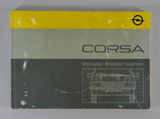 Betriebsanleitung Handbuch Bedienungsanleitung Opel Corsa A Stand 03/1985