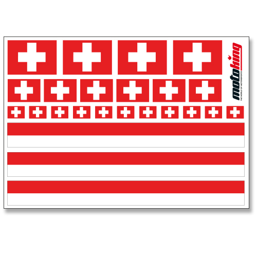 Schweiz aufkleber flaggen - aufkleber,